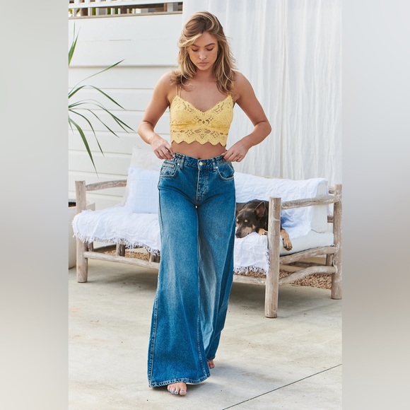 🎉LAST PIECE🎉FREE PEOPLE Lovefool Low Rise Jeans - Picture 5 of 16